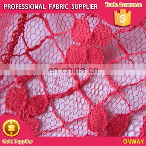 Original Design China Textile Women Garment Fabric Nylon Cord Lace thumbnail-4