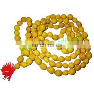 Putra Jeeva Rosary Wood Beads-Seeds String (mala), Size: 9mm thumbnail-1