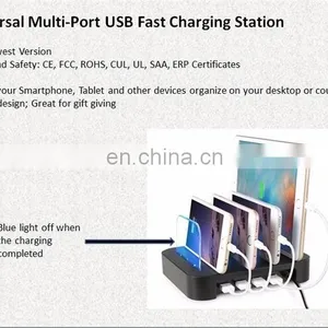 Amazon 2018 4 Port Usb Charger Multi Port Fast Charging for Mobile Phone Charging Stand thumbnail-2