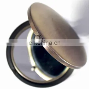 Wholesale Handmade Yes Foldable Personalized Metal Makeup Mirror thumbnail-4