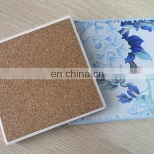 Hot Sale Cheap Custom High-quality White Water Absorbent Ceramic Coaster thumbnail-2