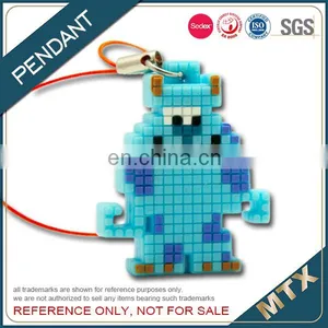 3D Design Soft PVC Cell Phone Charms Manufacturer thumbnail-1