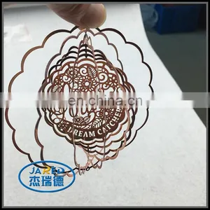 Christmas Wind Chime Metal Crafts Gold and Silver Iron Pendant for Home Decoration thumbnail-4