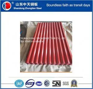 Export to Chile Aluzinc Corrugated Steel Sheet 914mm Malaysia thumbnail-1
