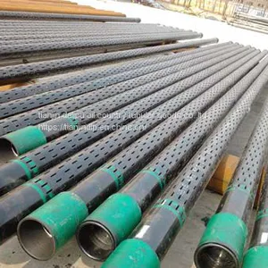 Stainless Steel Perforated Pipe Slotted Casing thumbnail-1
