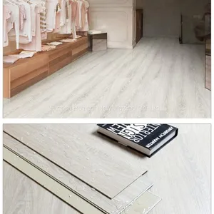 SPC Floor Vinyl Flooring Sheet Tiles Slotted Click Lock 3.2mm Thickness 0.5mm Wear Layer thumbnail-1