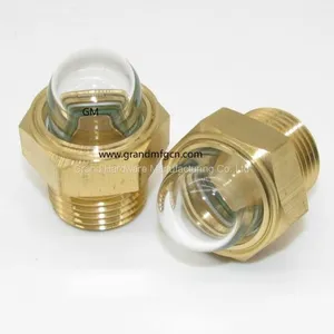 Brass Domed Oil Level Glass Sights for Radiators NPT Pipe Thread 1/2 thumbnail-3