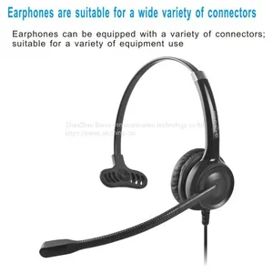 China Beien CS11 MP Business Call Center Headset Noise-cancelling Headset Customer Service thumbnail-1