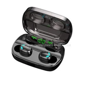 Waterproof Headphone Mic In-ear TWS Bluetooth Earphone With Power Bank thumbnail-4