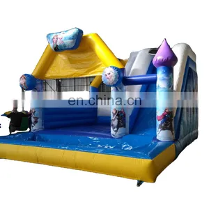 2020 Popular Portable Tall Slide ,inflatable Bounceland Bounce House With Frozen Theme thumbnail-1