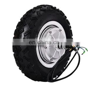 DC Brushless Gearless Hub Motor Wheel 350W 500W 800W for Electric Scooter Motor thumbnail-1