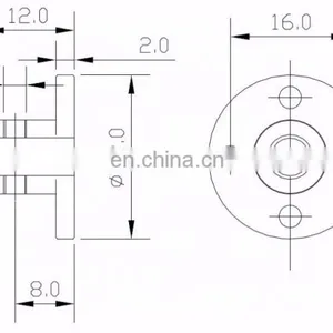 ChiHai Motor CHR-GM37-520K DC CHINA Metric Screw Shaft Gear Motor 24V 12V Mating Flange Nut thumbnail-6
