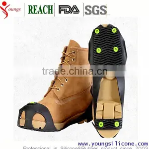 Hot Sale Factory Price Natural Rubber Slip Resistant Rubber Sole Shoe Ice Cleats Grips Rubber Shoes Cover Anti-slip Ice Cleats Quality Choice thumbnail-6