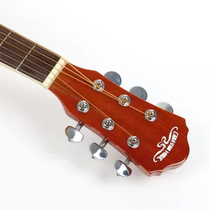 Caravan Music Acoustic Guitar HS-4010 40 Inch Guitar Wholesale Factory OEM Guitar Made in China thumbnail-2