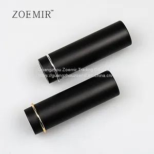 Black Lipstick Tube Empty Cosmetics Empty Lipstick Tube Packaging thumbnail-3
