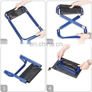 Super Light New Portable Multifunctional Aluminum Alloy Folding Stool Outdoor Fishing Stool Beach Camping Chair thumbnail-4