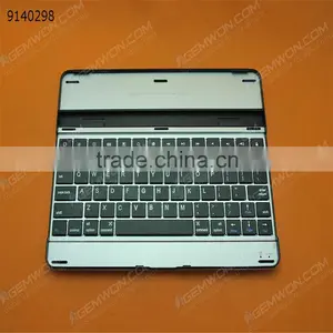 Bluetooth Keyboard for IPad2/3/4,Black Ultra-thin Aluminum Bluetooth Keyboard thumbnail-1