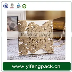 Sell Well Laser Cut Card/Luxury Wedding Card/Personalized Wedding Invitation Card thumbnail-1