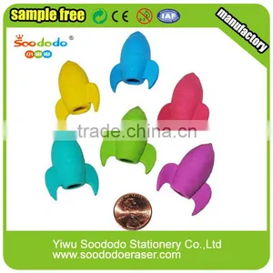 Mini Pencil Topper Rocket Eraser For Promotional Gifts thumbnail-2