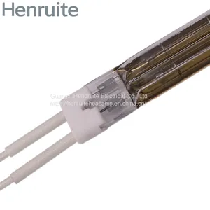 240v 3400w Glass Material Twin Shortwave Infrared Halogen Heaters Emitter thumbnail-4