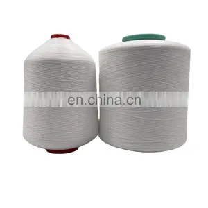 Best Selling 100% Polyester Sewing Thread 150D Raw White Overlock Thread thumbnail-1