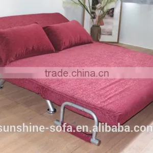 2015 Fashion Design Love Seat Fabric Metal Sofa Bed Chair Furniture thumbnail-5