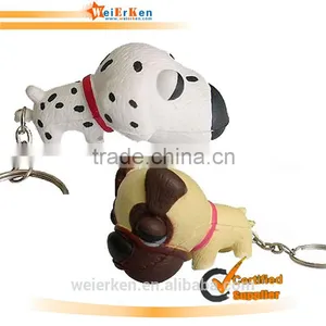 Hot Sell Promotional Animal Shape pu Stress Ball Keychain Ith Logo for Promotion China Supplier thumbnail-1