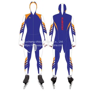 Confortable Sublimation Fire Proof Custom Ski Racing Ice Speed Skating Suit thumbnail-2