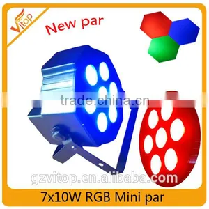 2016 New Light Par Hanging Party Lights 7*9w Rgb Led Mini Stage Light Par thumbnail-1