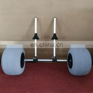 UICE Trolley Sit on Top Kayak Portable Aluminum Cart Fishing Kayak Trolley Beach Trolley Cart With Balloon Tires thumbnail-4