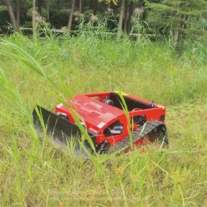Lawn Mower Robot, China Rechargeable Brush Cutter Price, Radio Controlled Slope Mower for Sale thumbnail-5