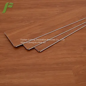 Non-glue Stone Plastic Floor Buckle Plastic Floor Hotel Apartment Renovation and Decoration SPC Lock Floor Foshan Wholesale thumbnail-5