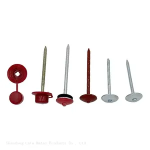 Corrugated Roofing Nail Roofing Coloured Nails Zinc Coated Roofing Nails thumbnail-5