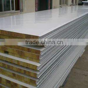 Low Price Rock Wool Sandwich Panel,factory Own Rock Wool Production Line thumbnail-3