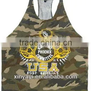Fashion Gym Singlets From China Manufacturers/stringer Vest for Club Sports Clothes/wholesale Gym Tops for Mens Garments thumbnail-1