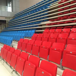 Indoor Stadium Gym Telescopic Bleachers Grandstand Tribune Seating Retractable Grandstands for Sport Event thumbnail-2