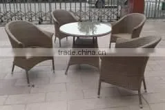 Quality Assured Easy-cleaning Low Price China Furniture Outdoor Brown Wicker Sofa thumbnail-6