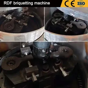 Energiesparende RDF-Pellet-Herstellungsmaschine, Recyclingausrüstung für Kunststoff-, Papier- und Textilabfälle thumbnail-5