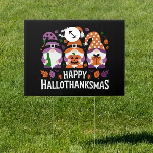 Wholesale Custom PP Corrugated Plastic Halloween Yard Decoration Signs – Outdoor Holiday Display Board thumbnail-1