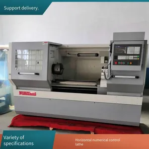 Shandong Jiucheng Machine Tool Ck6150 Cnc Lathe, Horizontal Flat Rail, High-frequency Quenching, Heavy Cutting thumbnail-1