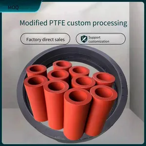 Customized Modified Polytetrafluoroethylene (ptfe) Tubes, Rods and Gaskets With Filled Copper Powder, Carbon Fiber and Glass Fiber Reinforcement, High Temperature Resistance, Graphite Self-lubrication, Creep Resistance and Compression Resistance thumbnail-1
