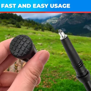 Hiking Pole Tips Hiking Accessories - Cane Rubber Tips Replacement Hiking Stick Grip Replacement Walking Cane Tips Hiking Poles for Hiking Gear thumbnail-2