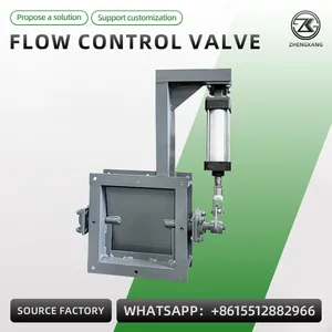 Flow Control Valve Manual Pneumatic Electric Flow Regulating Discharge Valve Dust Ash Silo Powder Granule thumbnail-3