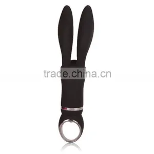 Black Clit Bunny OEM Bulk Order Soft Clit Vibe Fot Hot Women Sex thumbnail-1