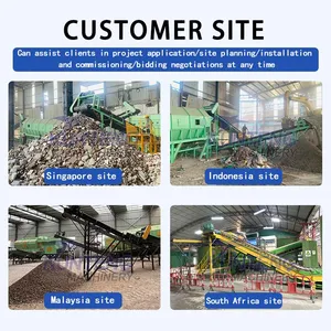 Construction Brick Slag Garbage Solid Garbage Sand and Gravel Garbage Rotary Trommel Screening Machine thumbnail-5