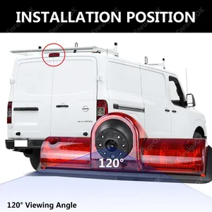 EnruigeOK Brake Light Rear View Reverse Backup Camera For Nissan NV 1500 2500 3500 thumbnail-3