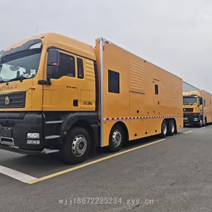 Sinotruk Shandeka 8*4 Mobile Power Supply Vehicle With 1000kw Generator Set for Emergency Engineering and Field Power Supply thumbnail-1