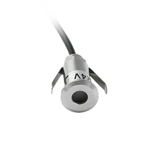 0.2w Star In-ground Light With 15mm Lamp Surface Cover Diameter, Model Pndm-0.2-15, Stainless Steel Square In-ground Light thumbnail-1