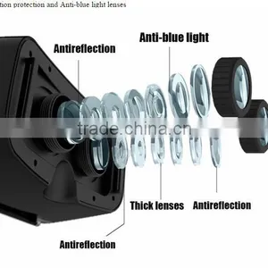 2016 Wholesale VR 3D Glasses Virtual Reality Immersive Video and Game Player Eyewear thumbnail-4