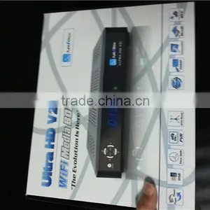 Best Quality Jyazbox Ultra HD V21 DVB-S2 8PSK FTA Satellite Receiver for North America +JB200+WIFI thumbnail-1